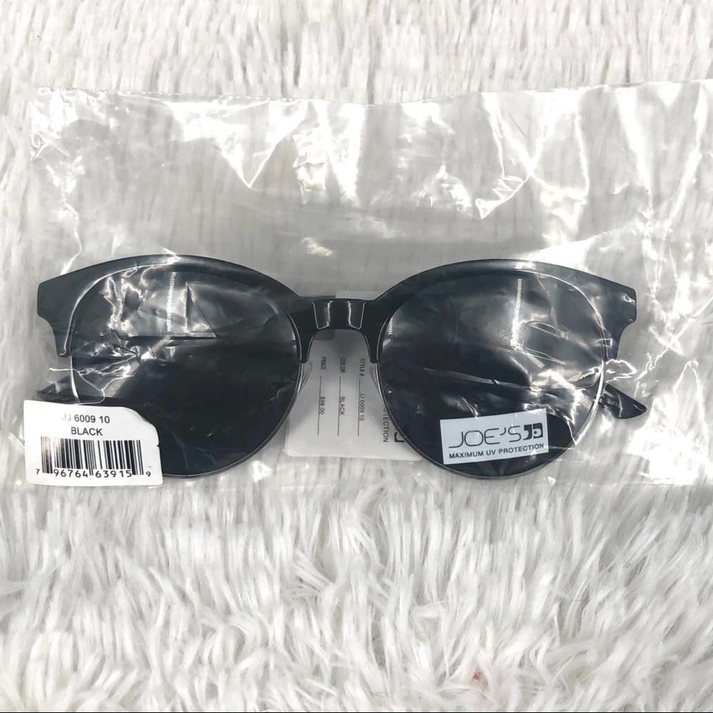 JOE’S JEANS Black Cat Eye Style Sunglasses NWT - Picture 9 of 9